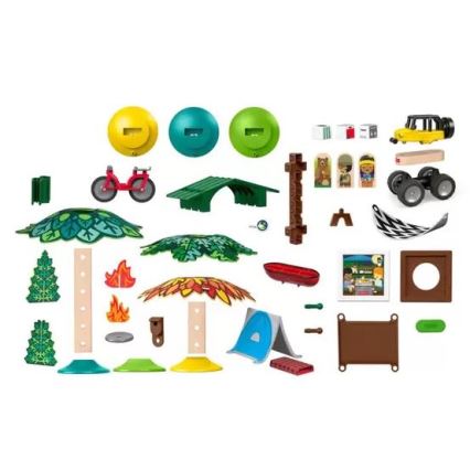 Fisher-Price - Conjunto de construção infantil Wonder Makers Camping