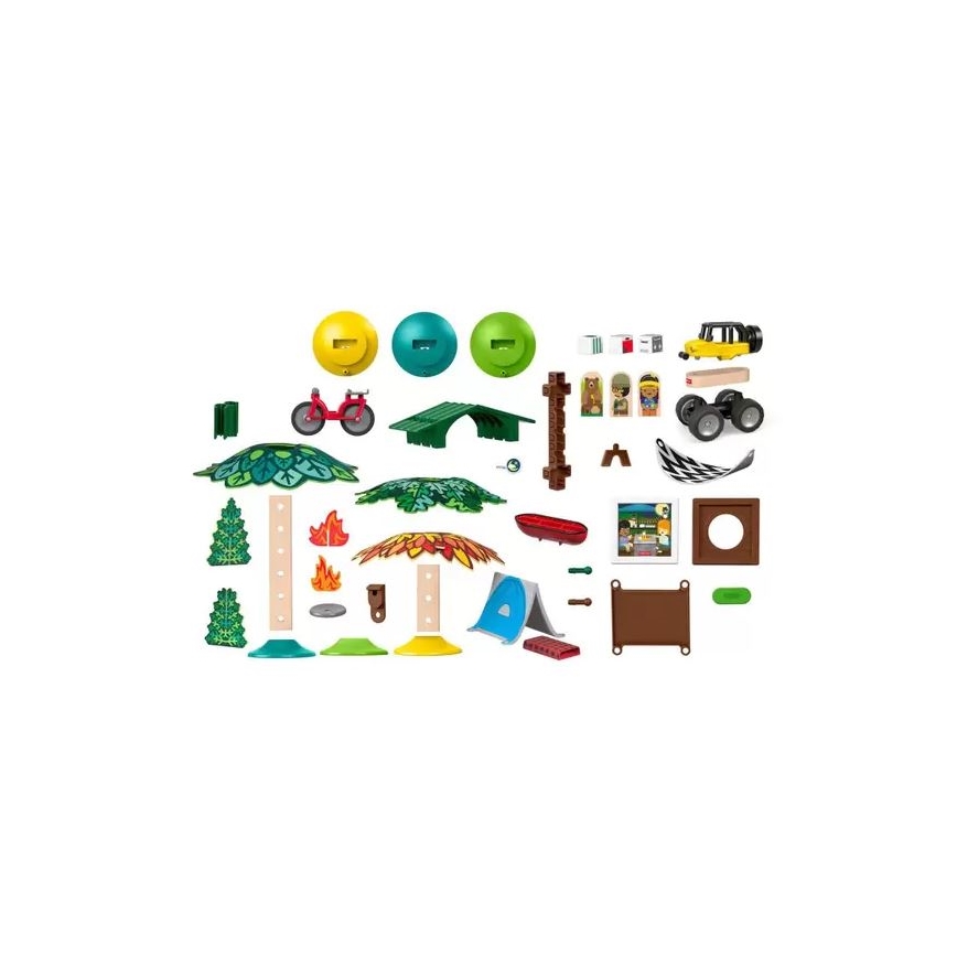 Fisher-Price - Conjunto de construção infantil Wonder Makers Camping