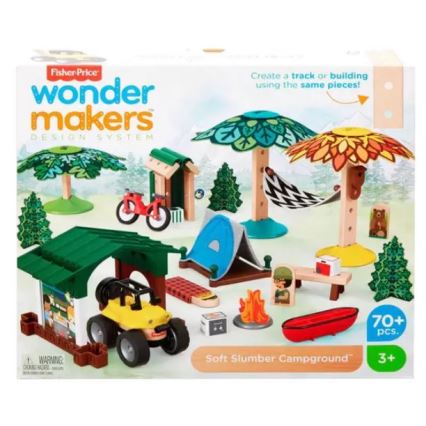 Fisher-Price - Conjunto de construção infantil Wonder Makers Camping