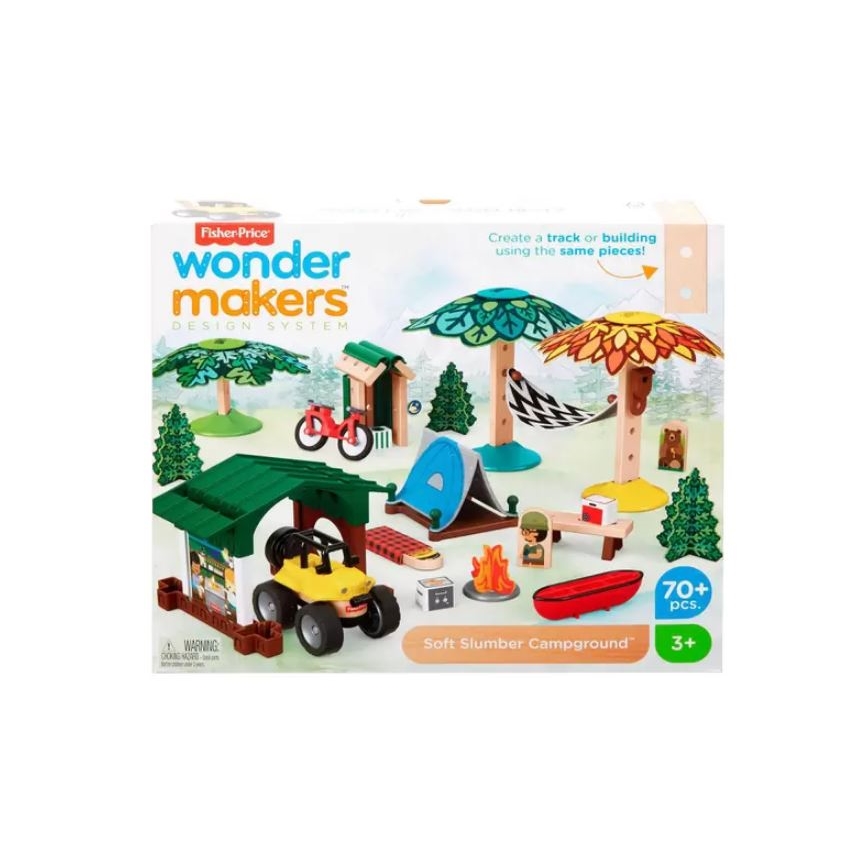 Fisher-Price - Conjunto de construção infantil Wonder Makers Camping