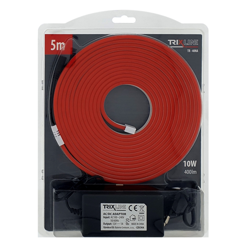 Fita LED Flexível NEON LED/10W/230V 5 m IP65 vermelha