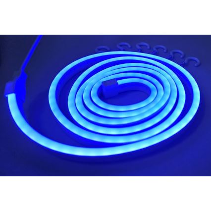 Fita LED Flexível NEON LED/5V USB 1,8 m azul