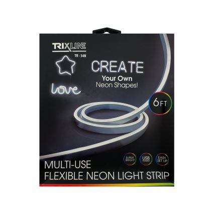 Fita LED Flexível NEON LED/5V USB 1,8 m branco