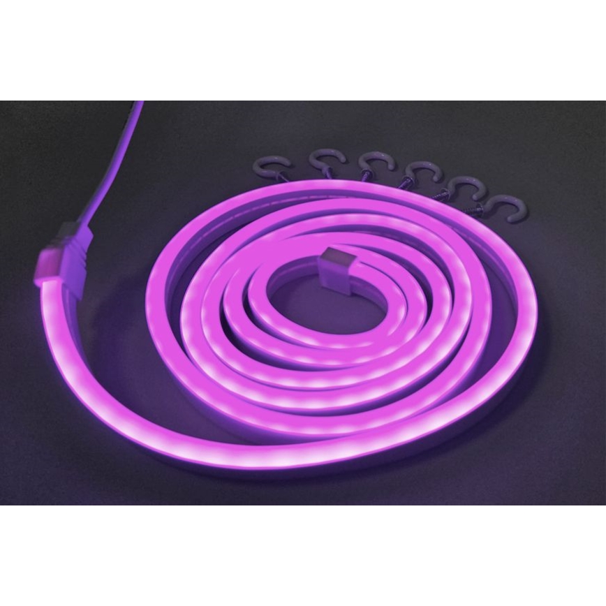 Fita LED Flexível NEON LED/5V USB 1,8 m roxo