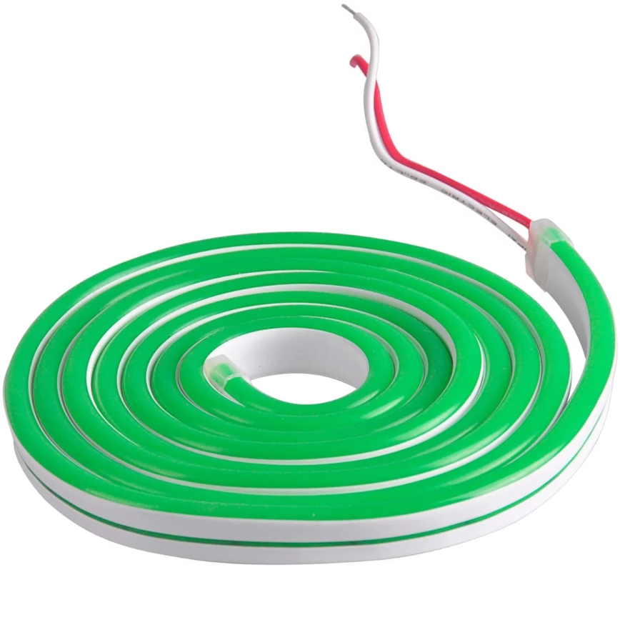 Fita LED NEON 5m LED/30W/24V verde IP65