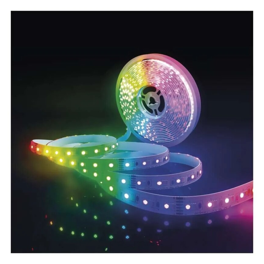 Fita LED RGB+CCT Regulável GOSMART LED/21W/230V 5 m 2700-6500K IP44 Wi-Fi + controlo remoto