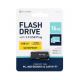 Flash Drive à prova de água USB 64GB preto