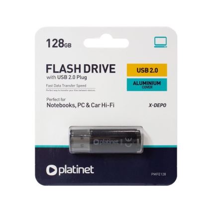 Flash Drive USB 128GB Preto