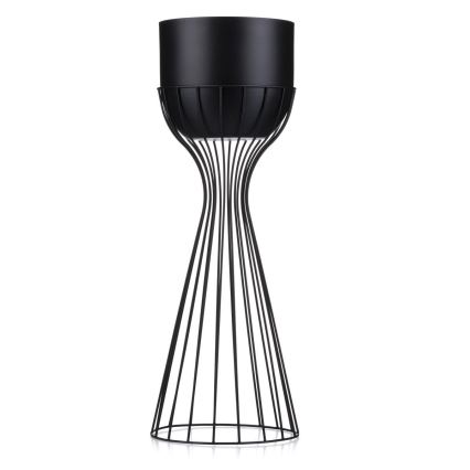 Floreira de metal LOFT 56x20 cm preto