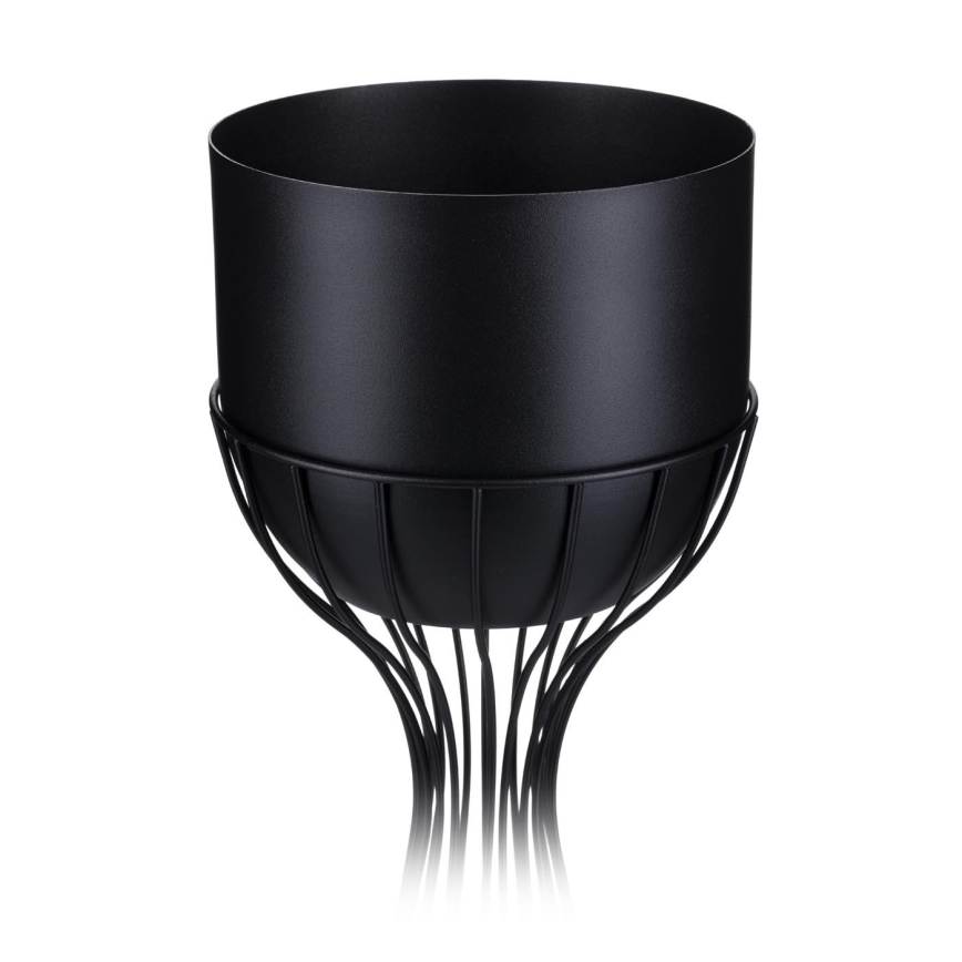 Floreira de metal LOFT 56x20 cm preto