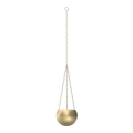 Floreira suspensa 155x27 cm dourado