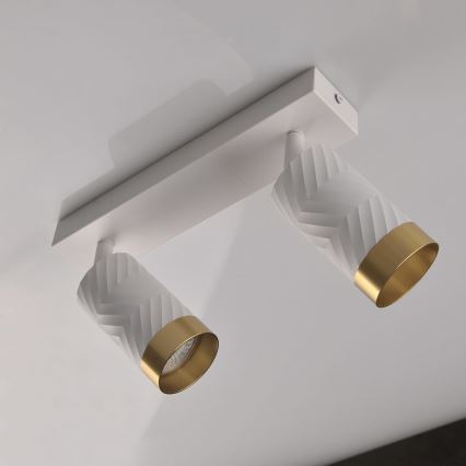 Foco ARRAS 2xGU10/10W/230V branco