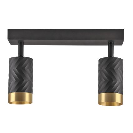 Foco ARRAS 2xGU10/10W/230V preto