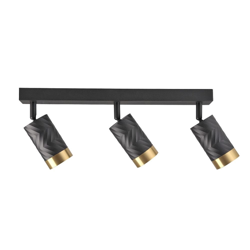 Foco ARRAS 3xGU10/10W/230V preto