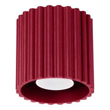 Foco AURA 1xGU10/10W/230V 10 cm vermelho