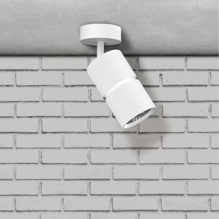 Foco BAMBOO 1xGU10/10W/230V branco