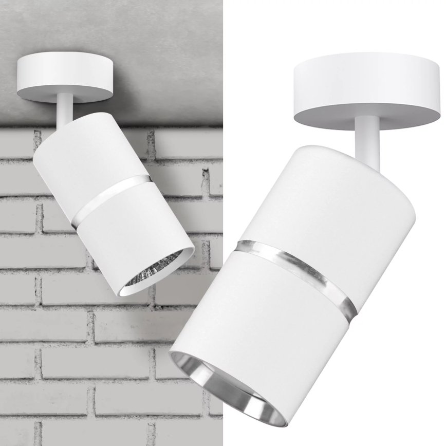 Foco BAMBOO 1xGU10/10W/230V branco