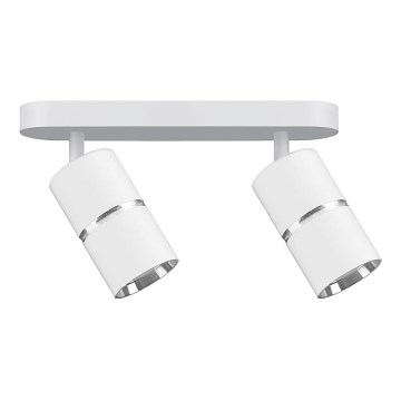 Foco BAMBOO 2xGU10/10W/230V branco