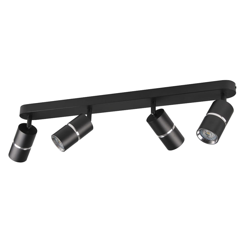 Foco BAMBOO 4xGU10/10W/230V preto