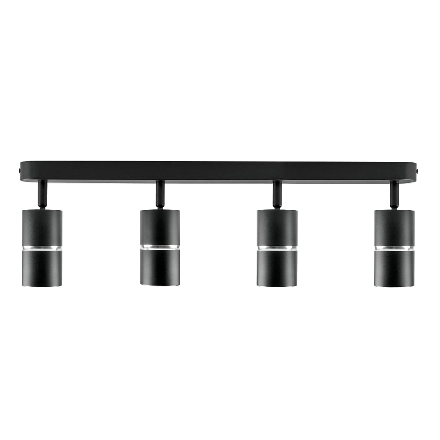 Foco BAMBOO 4xGU10/10W/230V preto