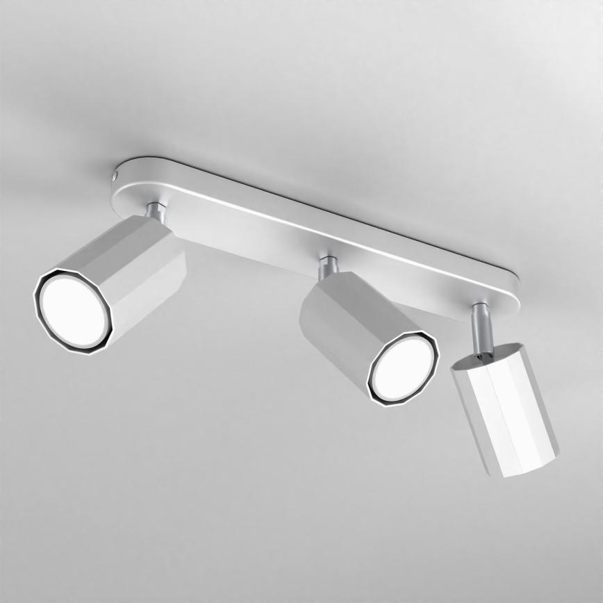 Foco BELLO 3xGU10/8W/230V branco