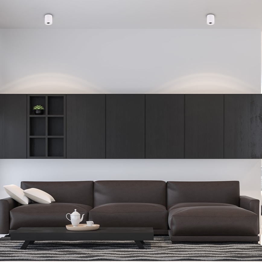 Foco BIMA 1xGU10/25W/230V redondo branco