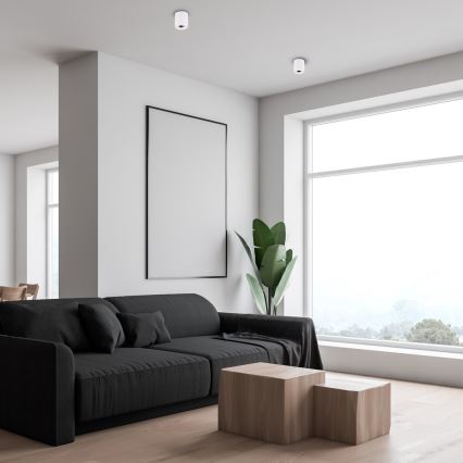 Foco BIMA 1xGU10/25W/230V redondo branco