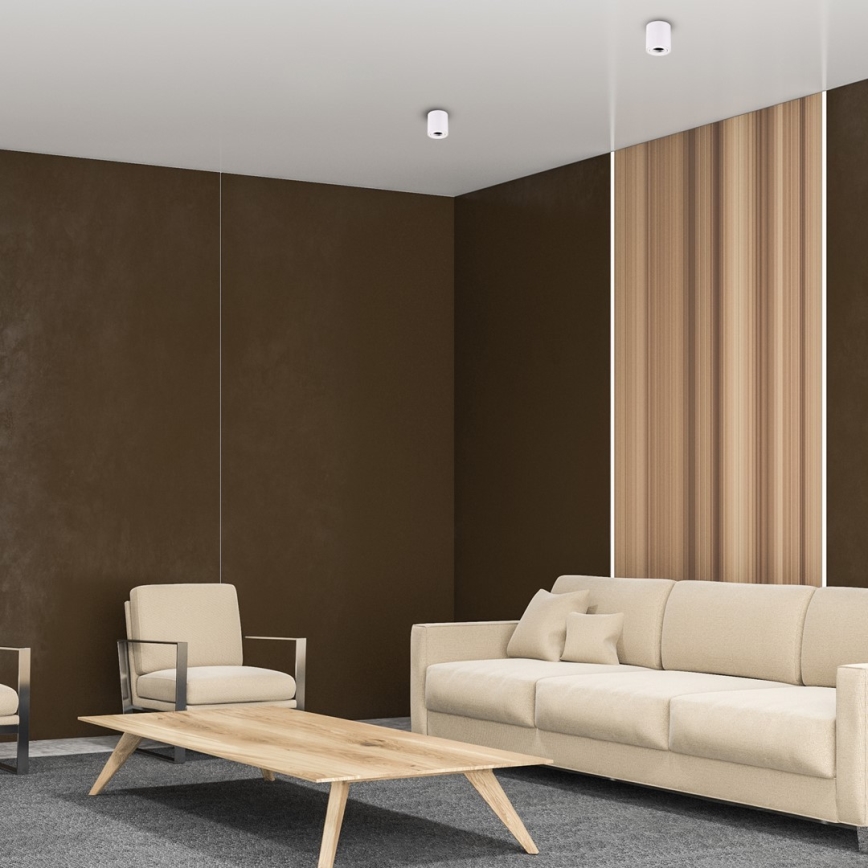 Foco BIMA 1xGU10/25W/230V redondo branco