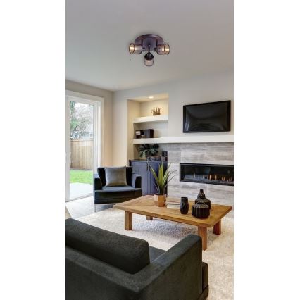 Foco CANABERA 3xE14/40W/230V