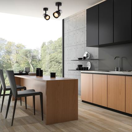 Foco CINO 1xGU10/8W/230V preto