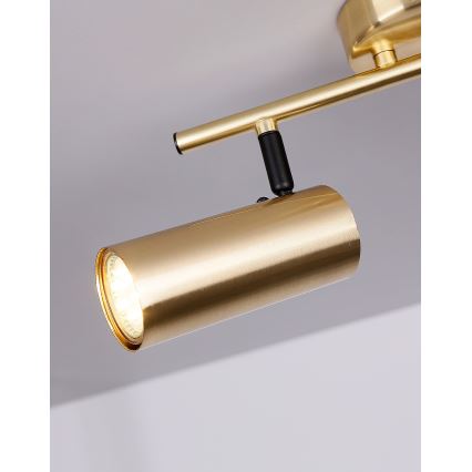 Foco COLLY 2xGU10/15W/230V dourada