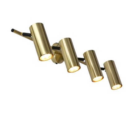 Foco COLLY 4xGU10/15W/230V dourada