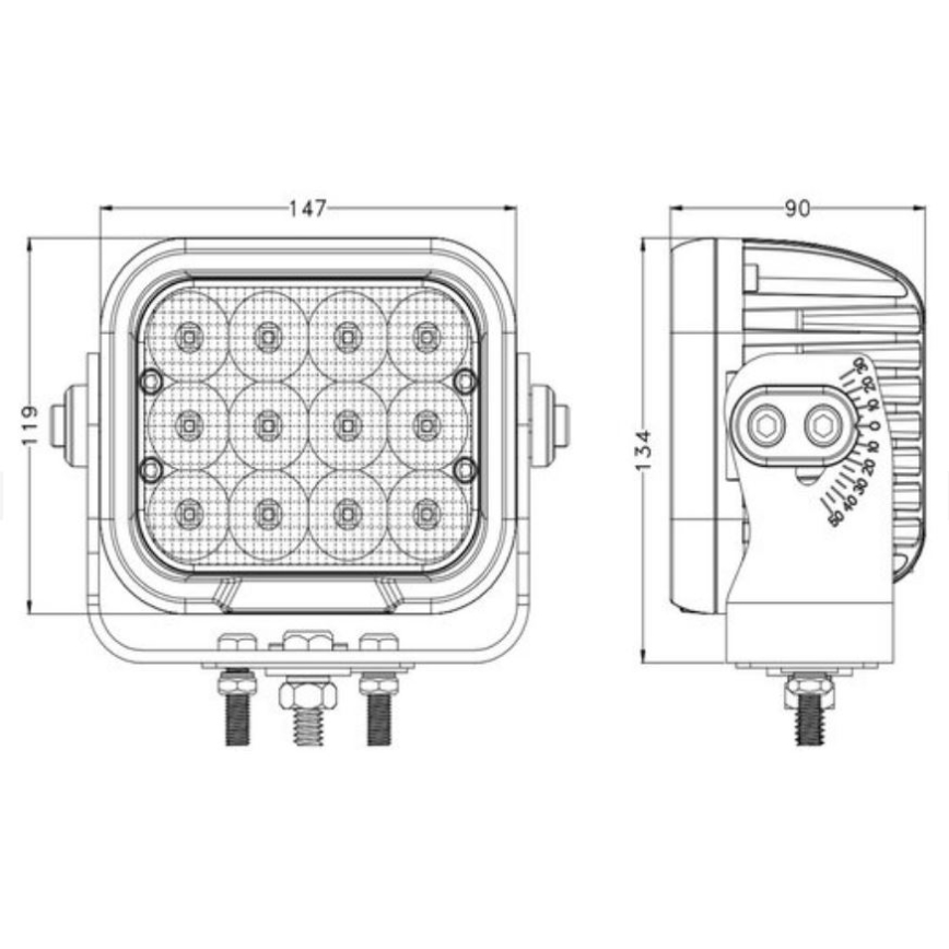 Foco de carro LED OSRAM LED/120W/10-30V IP68 5700K