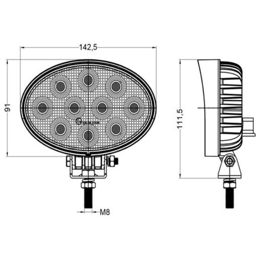 Foco de carro LED OSRAM LED/40W/10-30V IP68 5700K