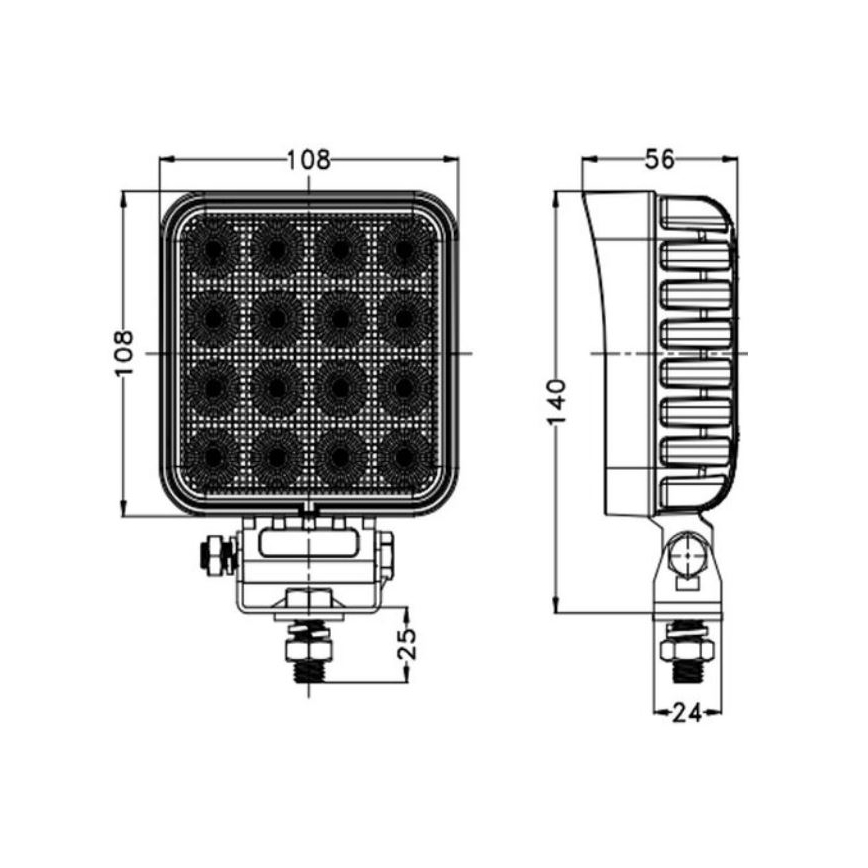 Foco de carro LED OSRAM LED/64W/10-30V IP68 5700K
