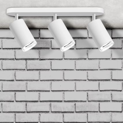 Foco de casa de banho TURYN 3xGU10/10W/230V IP44 branco