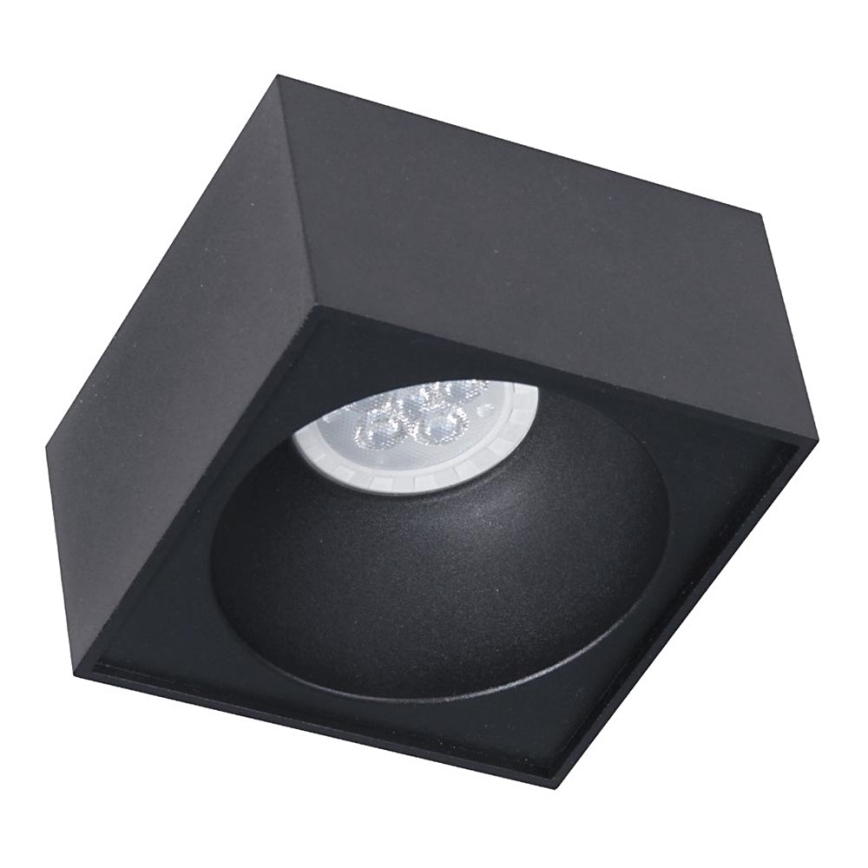 Foco de encastrar BALI 1xGU5,3/MR16/25W/12V quadrado preto