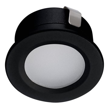 Foco de encastrar exterior LED IMBER LED/1W/12V 4000K diâmetro 3 cm 30 lm IP65 preto