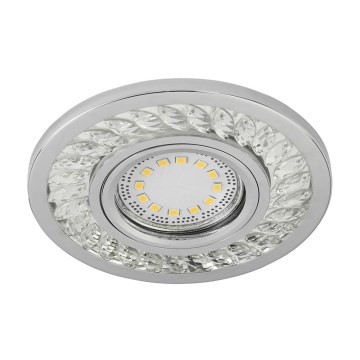Foco de encastrar EYE 1xGU10/50W + LED/3W/230V