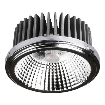 Foco de encastrar LED/20W/230V 6400K 40°/20° diâmetro 11 cm cromado brilhante