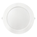 Foco de encastrar LED CIRCLE LED/18W/230V 4000K diâmetro 22 cm branco