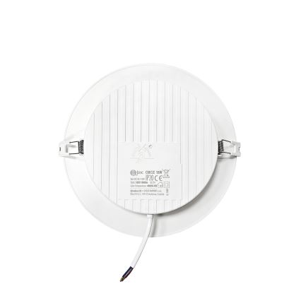 Foco de encastrar LED CIRCLE LED/18W/230V 4000K diâmetro 22 cm branco