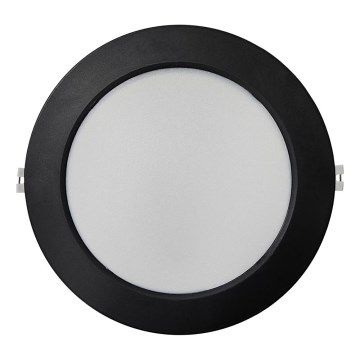 Foco de encastrar LED CIRCLE LED/18W/230V 4000K diâmetro 22 cm preto