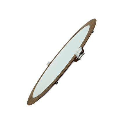 Foco de encastrar LED CIRCLE LED/24W/230V 4200K diâmetro 29,6 cm castanho