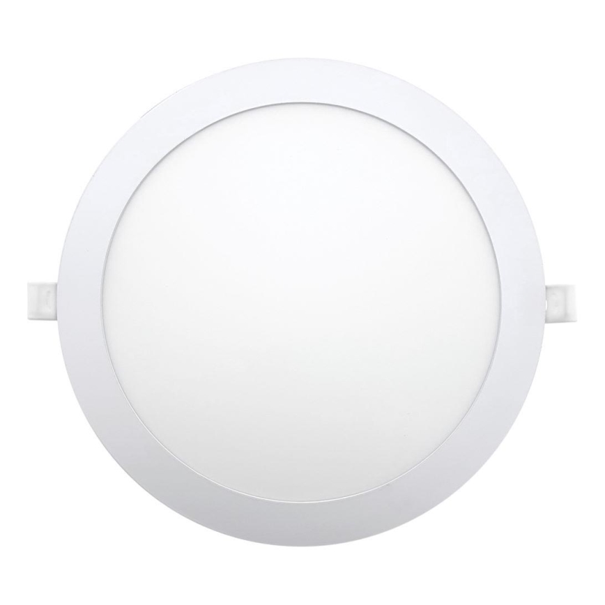 Foco de encastrar LED CIRCLE LED/24W/230V 6500K diâmetro 30 cm branco
