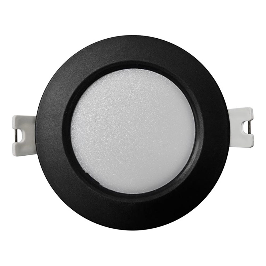 Foco de encastrar LED CIRCLE LED/3W/230V 4000K diâmetro 9 cm preto