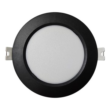 Foco de encastrar LED CIRCLE LED/6W/230V 4000K diâmetro 12 cm preto