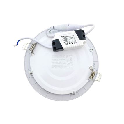 Foco de encastrar LED CIRCLE LED/9W/230V 6500K diâmetro 14,5 cm branco