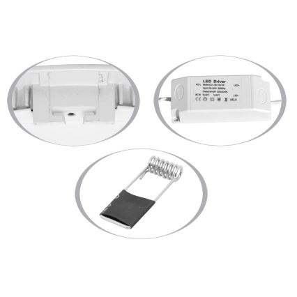 Foco de encastrar de casa de banho LED LADA LED/12W/230V 2700K IP44