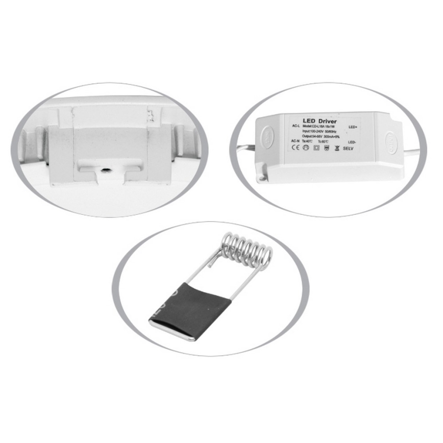 Foco de encastrar de casa de banho LED LADA LED/6W/230V 2700K IP44